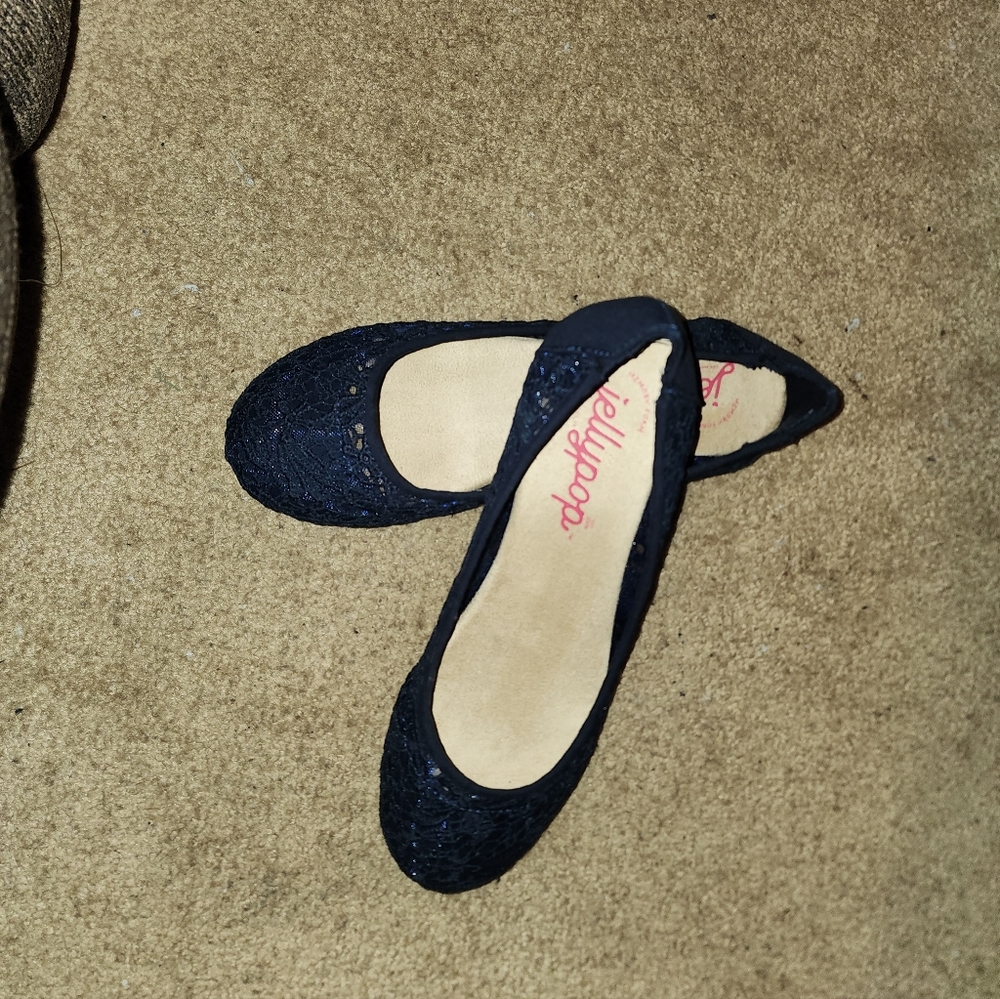 BNWOT Navy Blue Womens Mannor Ballat Flats